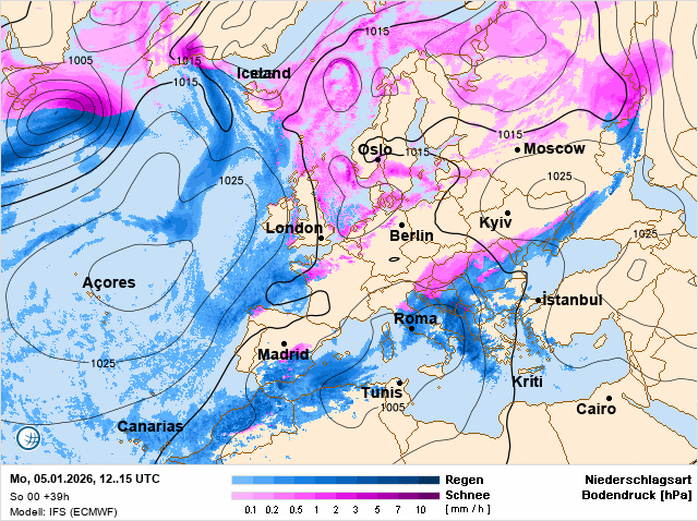 Украину разделят циклон и антициклон: прогноз погоды на 5 января